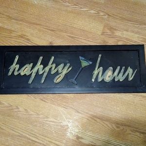 Metal sign